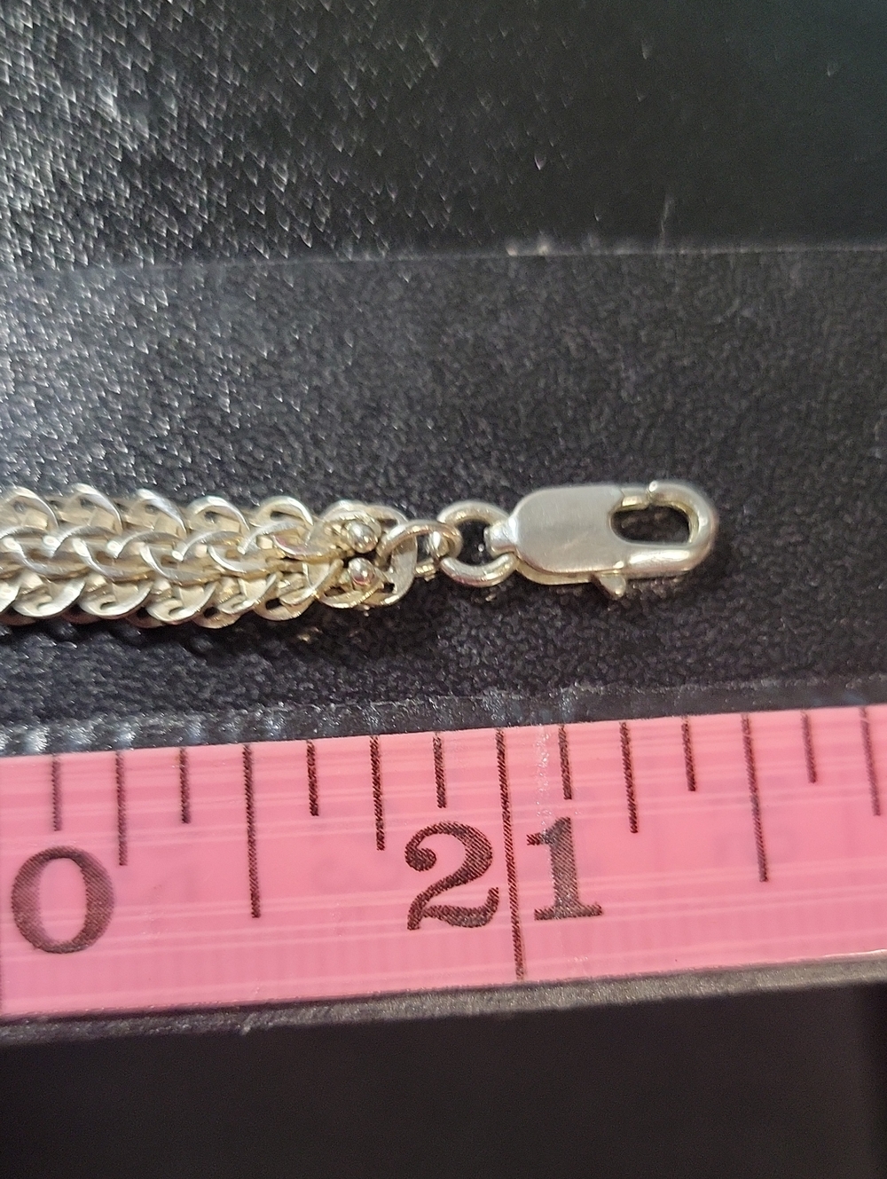 Vintage Double-Strand Sterlong Silver Chain Necklace - Picture 6 of 8